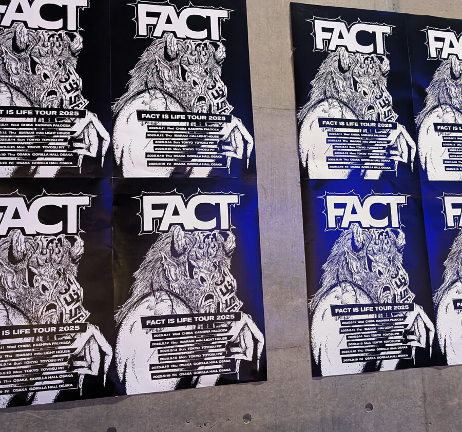 「FACT IS LIFE TOUR 2025」のフライヤー